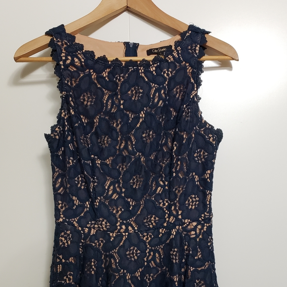 City Studio Girls' Lace Party Dress, Junior Size 7